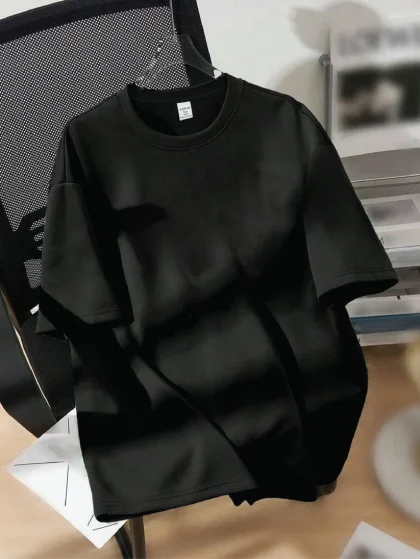 DropShoulders Solid (Black)